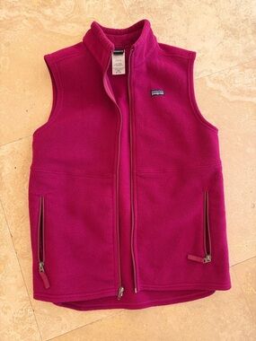 Patagonia Kids Fleece Vest - Fuchsia Pink